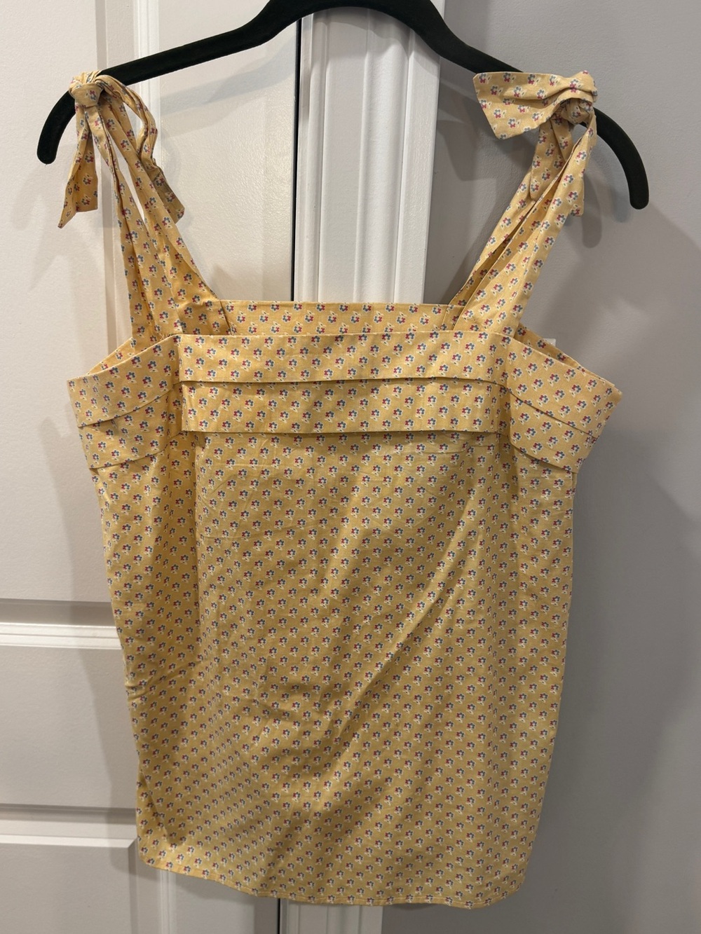 Vintage Vera Bradley Designs Indiana Ditsy Print Tie Shoulder Tank Top (M)
